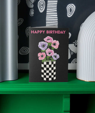 Birthday Anemone Card