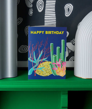 Birthday Coral Card