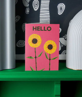 Hello Sunflowers Card
