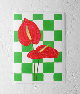 RED ANTHURIUMS