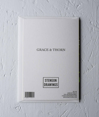 Grace & Thorn Florist Greeting Card - Stengun Drawings