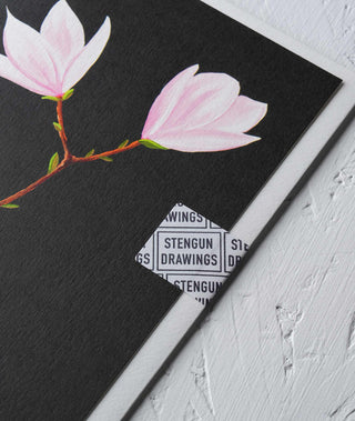 Magnolia Botanical Greeting Card - Greeting Card