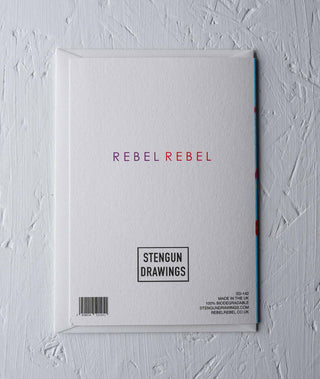 Rebel Rebel Florist Greeting Card - Stengun Drawings